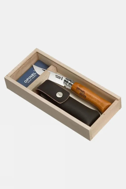 No.8 Classic Carbon Steel Knife with Sheath Gift Box