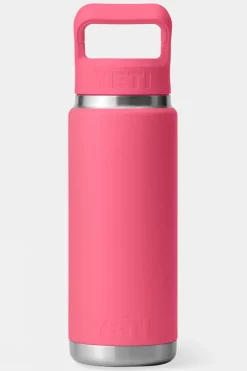 Rambler With Colour Straw Cap Drinks Bottle - 26oz / 769ml
