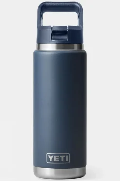 Rambler With Colour Straw Cap Drinks Bottle - 26oz / 769ml