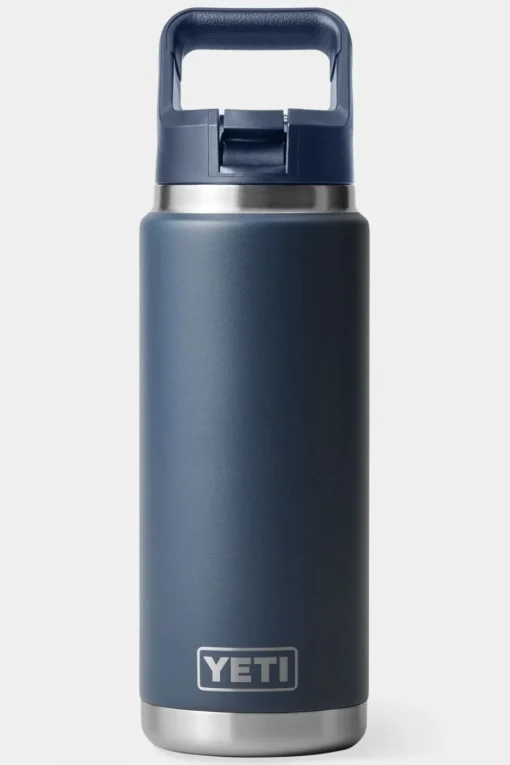 Rambler With Colour Straw Cap Drinks Bottle - 26oz / 769ml