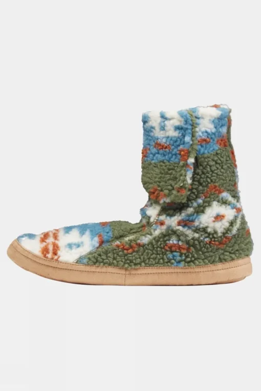 Unisex Sherpa Printed Slippers