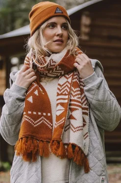 Unisex West Coast Recycled Acrylic Scarf
