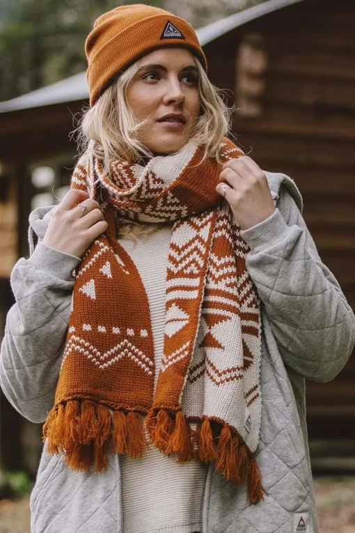 Unisex West Coast Recycled Acrylic Scarf