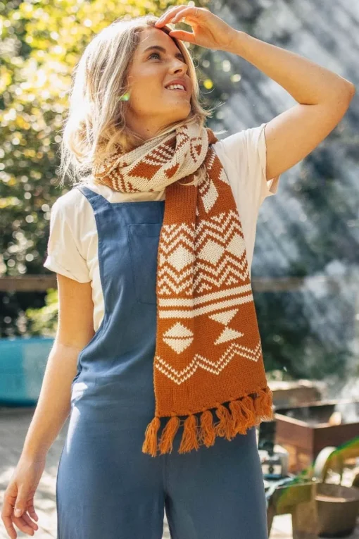 Unisex West Coast Recycled Acrylic Scarf