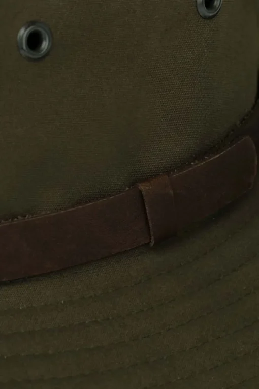 Waxed Rugged Fedora Hat