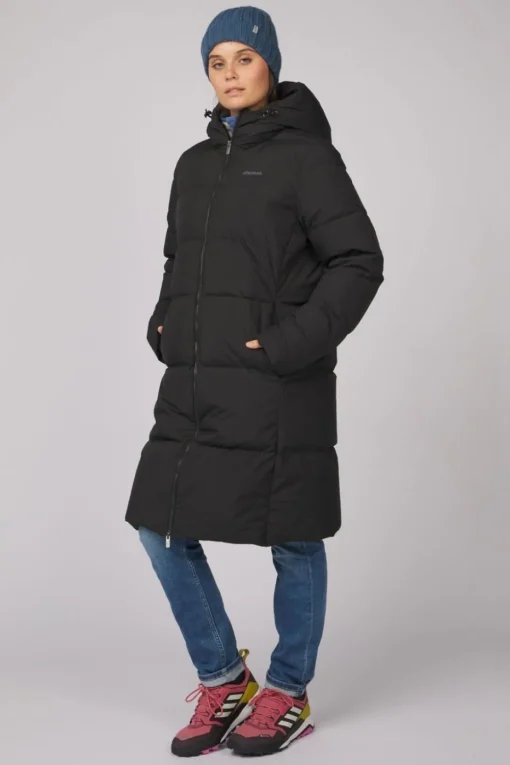 Womens Aarhus Recycled Long Down Jacket