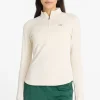 Womens Athletics Heat Grid Half Zip Fleece