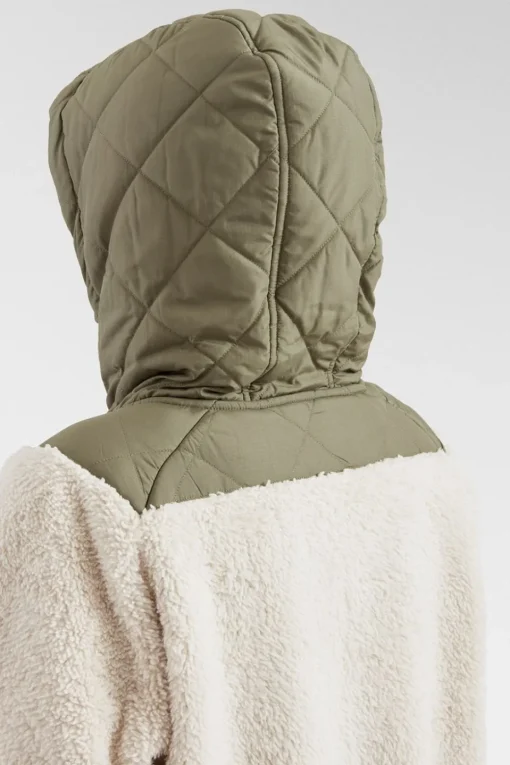 Womens Beaumont Recycled Sherpa Hooded Fleece
