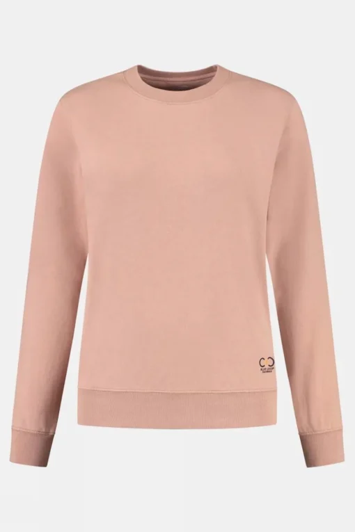 Womens Blue Fleece Sweater
