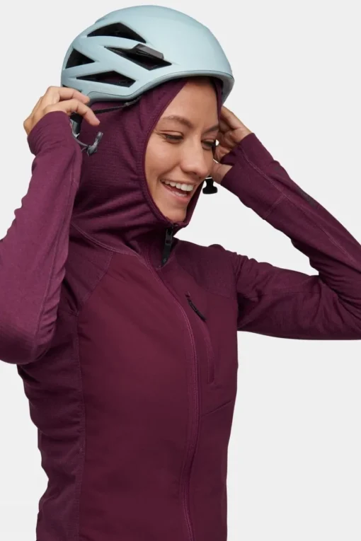 Womens Coefficient Lt Hybrid Hoody Jacket