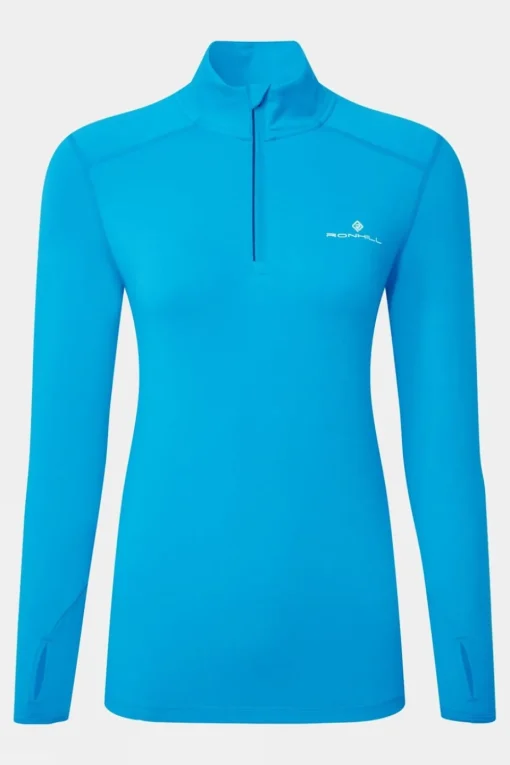 Womens Core Thermal Half Zip Long Sleeve Top