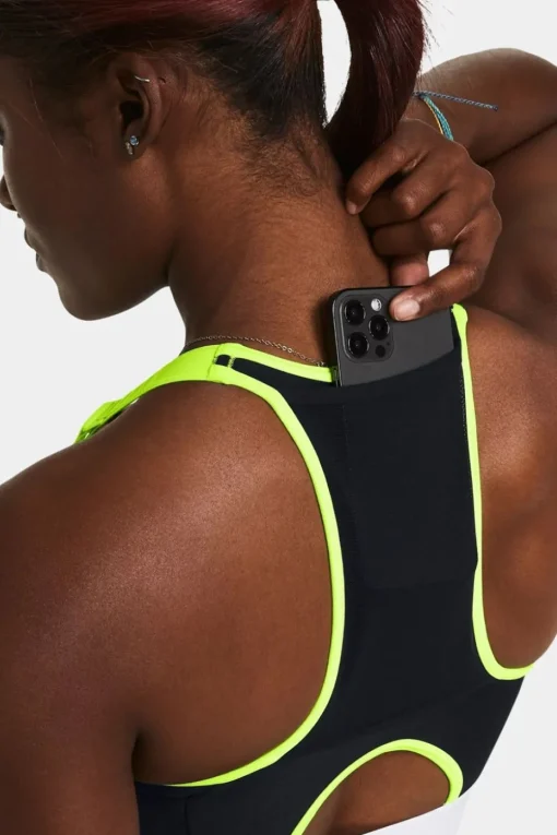Womens Heat Gear High Pocket Sports Bra