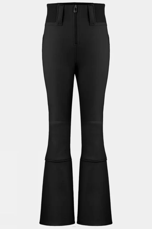 Womens High Waist Softshell Ski Pants