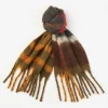 Womens Isla Tartan Boucle Scarf