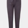 Womens Linen Thruline Jogger Trousers