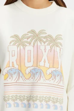 Womens Lineup Oversized Crew Sweatshirt