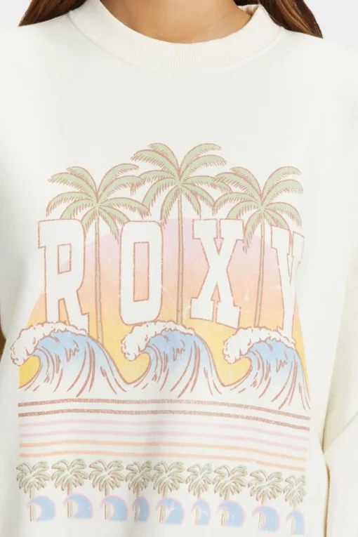 Womens Lineup Oversized Crew Sweatshirt
