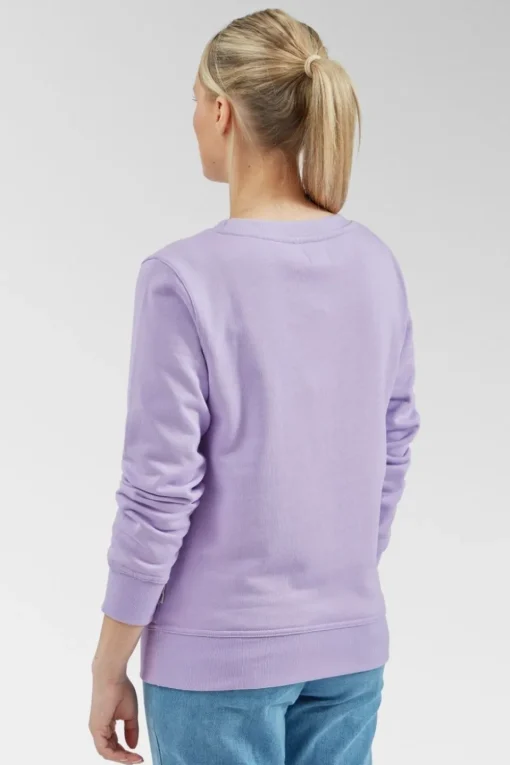 Womens Poster Stripe Crew Sweatshirt
