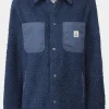 Womens Rappel Recycled Sherpa Oversized Shirt