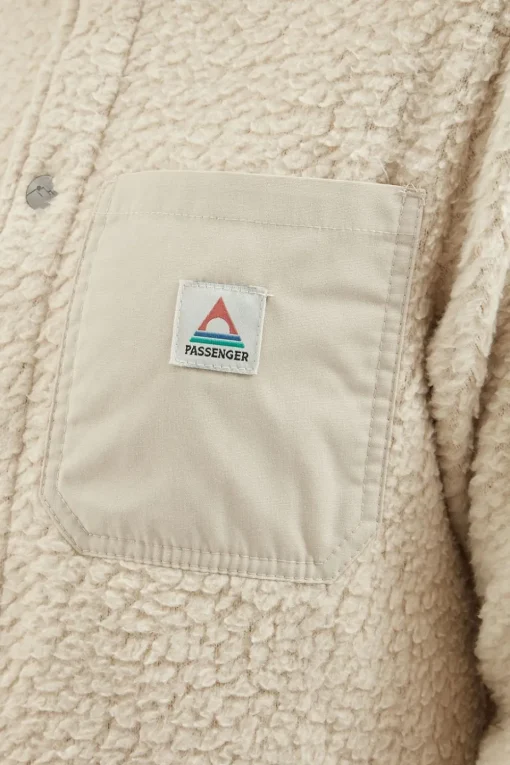 Womens Rappel Recycled Sherpa Oversized Shirt