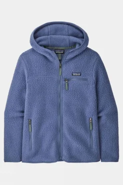 Womens Retro Pile Hoodie Fleece Jacket