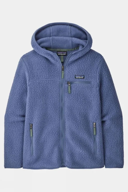 Womens Retro Pile Hoodie Fleece Jacket
