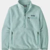 Womens Retro Pile Marsupial Fleece