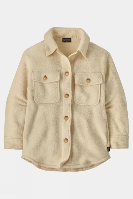 Womens Retro Pile Shacket