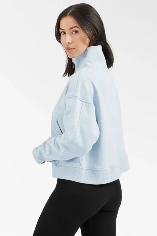 Womens Rhianna Quarter Zip Sweater