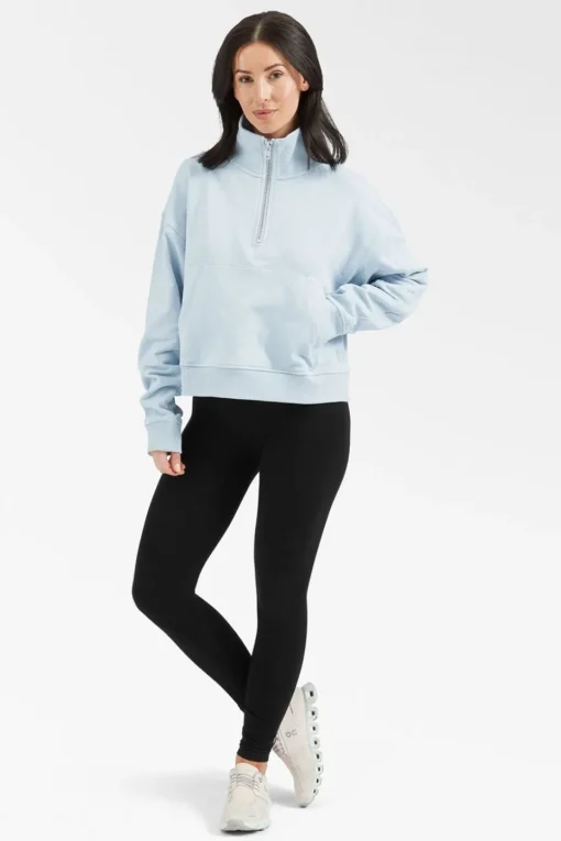 Womens Rhianna Quarter Zip Sweater