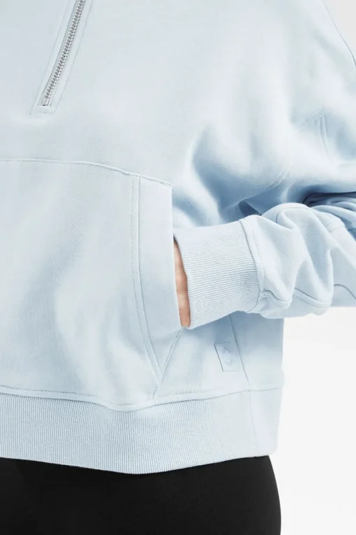 Womens Rhianna Quarter Zip Sweater