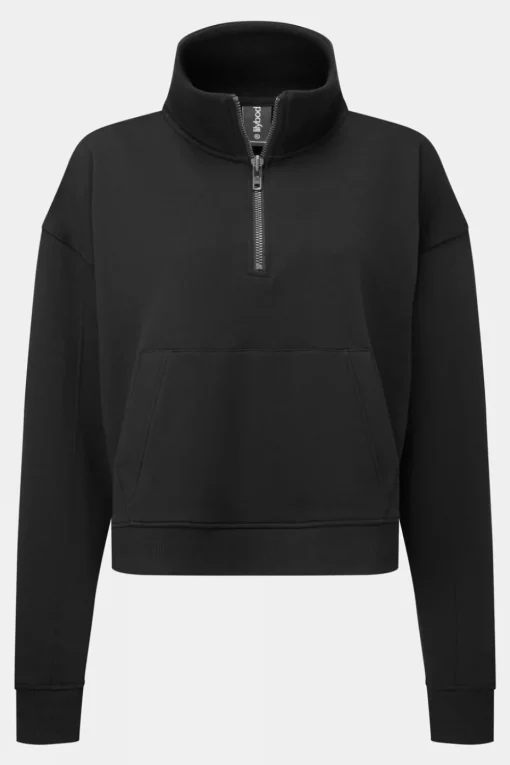 Womens Rhianna Quarter Zip Sweater