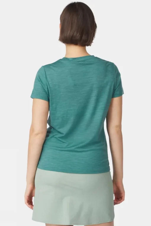Womens Ridge Trail Merino Print T-Shirt