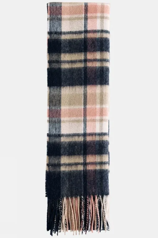 Womens Vintage Plaid Scarf