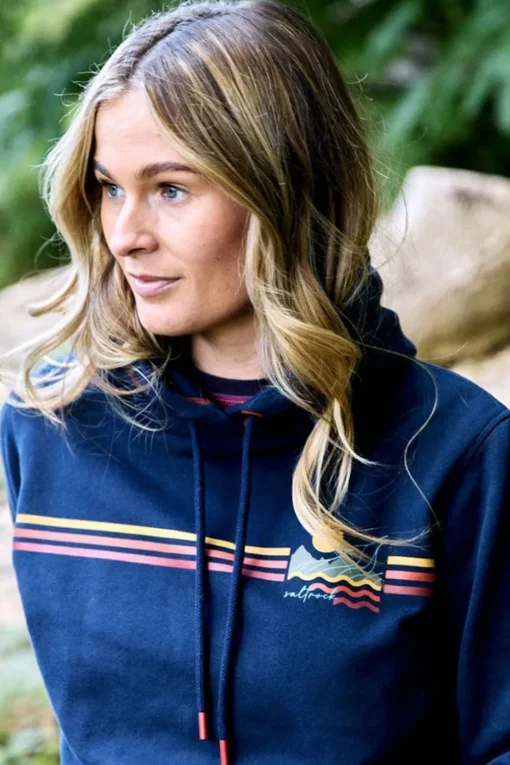 Womens Winter Stripe Hoodie