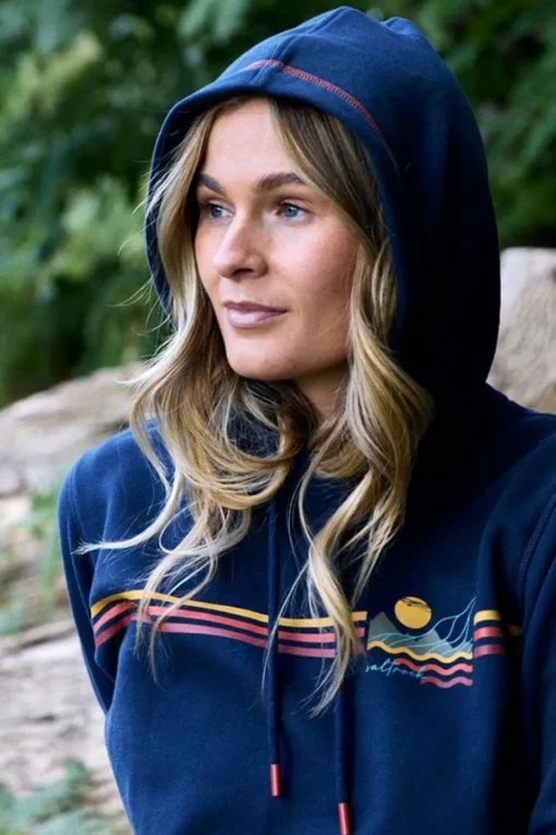 Womens Winter Stripe Hoodie